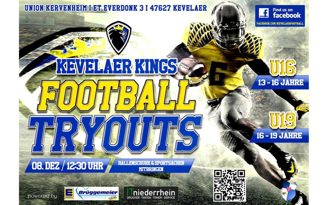 TryOut Kevelaer Kings Youth am 08.12.2018